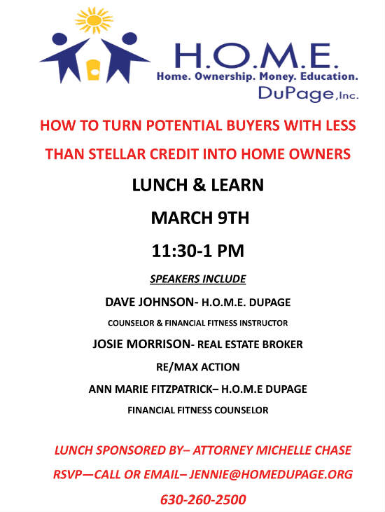 H.O.M.E. Lunch and Learn 